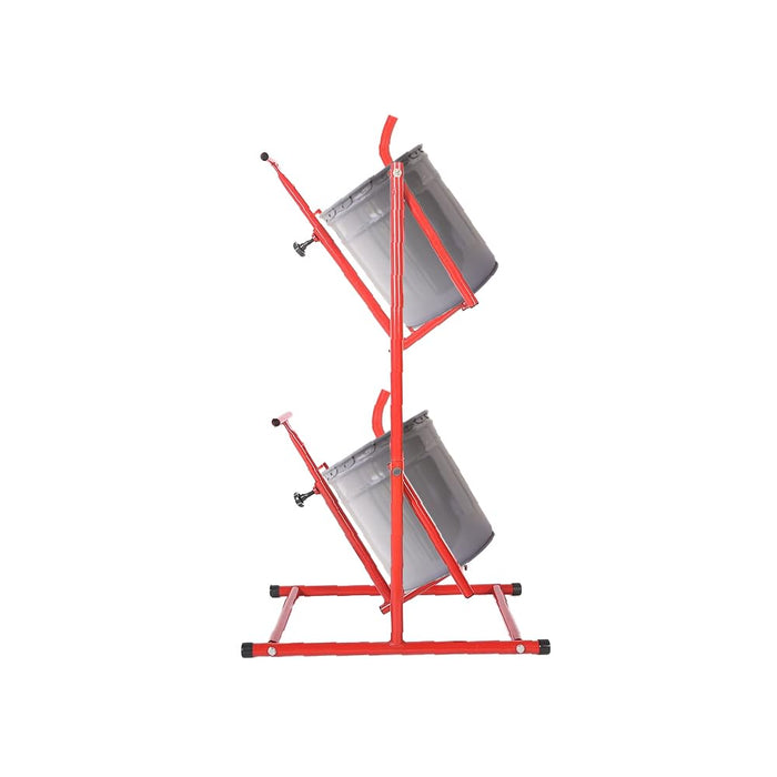 LAUCO 5 Gallon Dual Pail Tipper - Manual Bucket Rack Pail Can Tipper, Paint, Thinner, Solvents Pourer Bucket Tipper 20L﻿ Tipping Pail [3530]