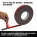 Double-Sided Adhesive Acrylic Foam Tape - Dark Gray, Permanent -Size 1/4” x 20YD - National Supply Company