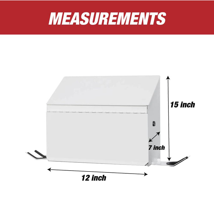 Magnetic Spray Booth Box White- Double Compartment Cabinet with Double Spray Paint Gun Holder, Spray Gun Holder, Spray Paint Storage Box Cabinet for the Interior of Spray Booth, Spray Gun Box 1681