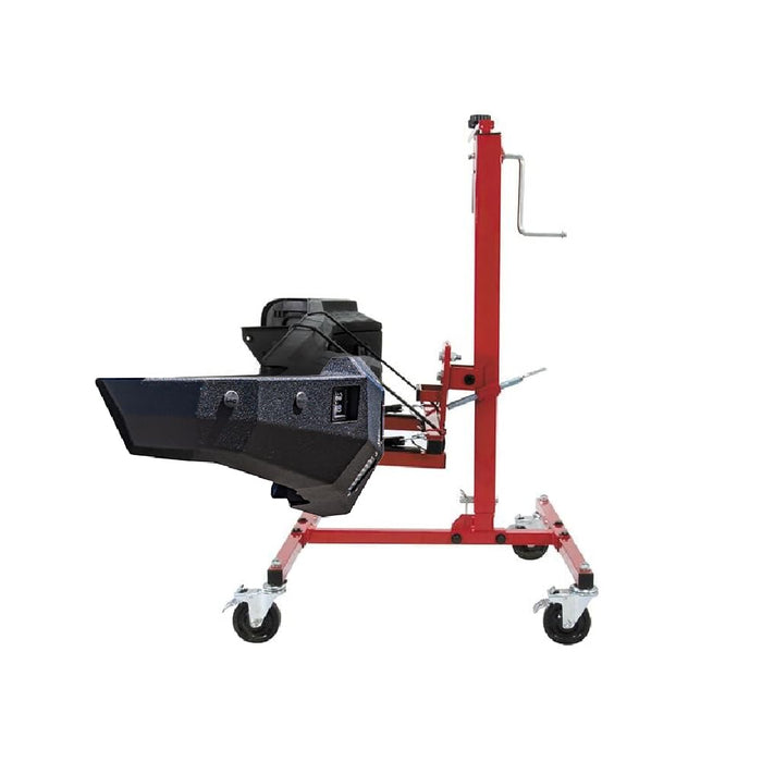 LAUCO Car Door Installer and Remover Jack Lift Hoist, Heavy Duty Car Door Jack, Floor Jack, Trolley Service Lift Floor Jack with 4 Steel Swivel Castors Hoist Jack Stand Dolly Red- [7756]