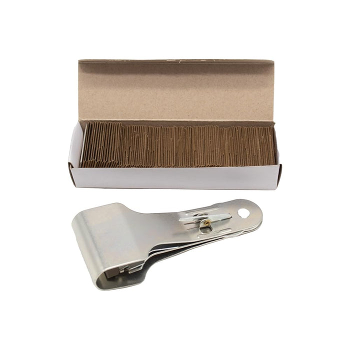 3-Way Position Adjustable Scraper Tool 8”, Sticker Adhesive Remover (2 UNITS), Included 1 box of 100 pcs Blades Refill