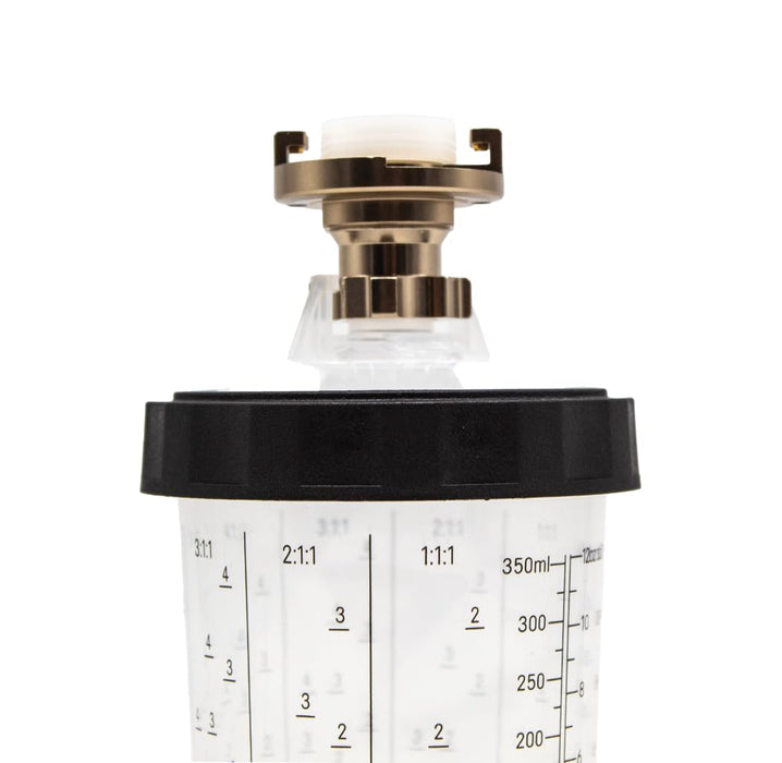 LAUCO 2.0 Converter to 1.0 Adapter for Disposable Paint Spray Gun Cup System - Compatible with Original 1.0 System - Adapter2.0-71883