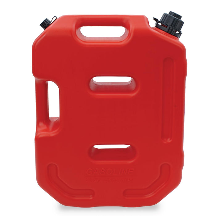 LAUCO Mountable Gasoline Container Fuel Tank, 10L / 2.6 Gallon Gas & Diesel Container with Transfer Hose and Nozzle, Mobile Fuel Storage for Boats, Docks, Farm, Shop & Garage 87237