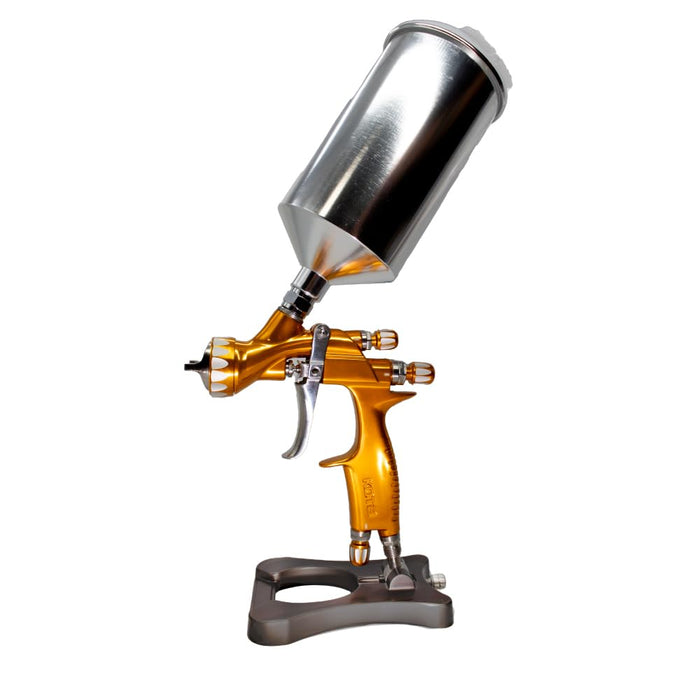 LAUCO HVLP Spray Gun Adjustable Display Stand – Heavy-Duty Aluminum Construction, Universal Fit for Auto Body & DIY Painting, Ergonomic Spray Gun Holder (2 Pack)
