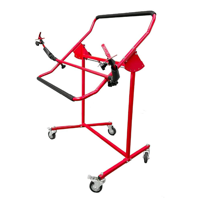 LAUCO Adjustable Bumper Repair Stand, Securely Holds Plastic Car Bumper Covers for Automotive Bodyshop Repair Multiple Angles 5 Locking Positions, Paint Bodywork, Wheels Sand, Prep, Spray Primer 08044