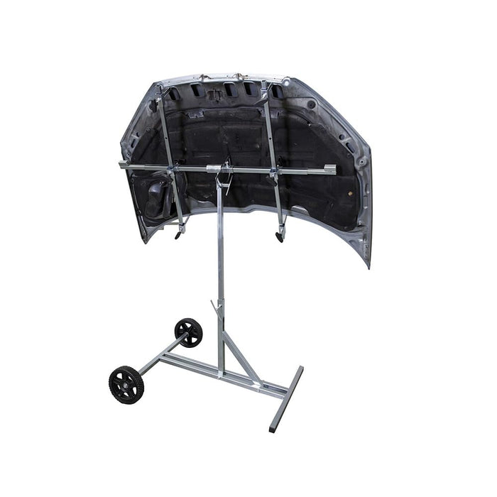LAUCO Rotating Panel Repair Paint Stand (4571) – Adjustable 180° Swivel Automotive Panel Stand with Wheels for Doors, Bumpers, Wings, and Body Panels – Heavy Duty Repair and Paint Rack HM-ESCR-061N