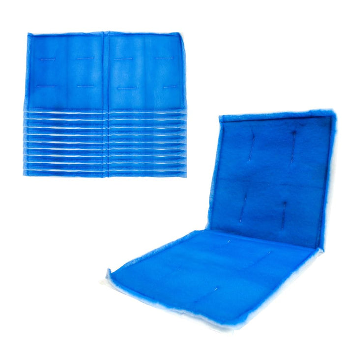Paint Booth BI Fold 20" x 40" x 1" Tacky Intake Filter Pad for Cross Draft Style Paint Booths (Internal Wire) - 10 Filter per Box (Value of 20 Filters) (20" x 40")