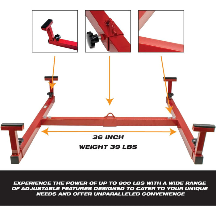 LAUCO Truck Bed Lifter Box for Pickups Trucks, Heavy-Duty Truck Bed Lift Support 600LB Weight Capacity and Capacity Works On Beds Up to 600LBs [26510]