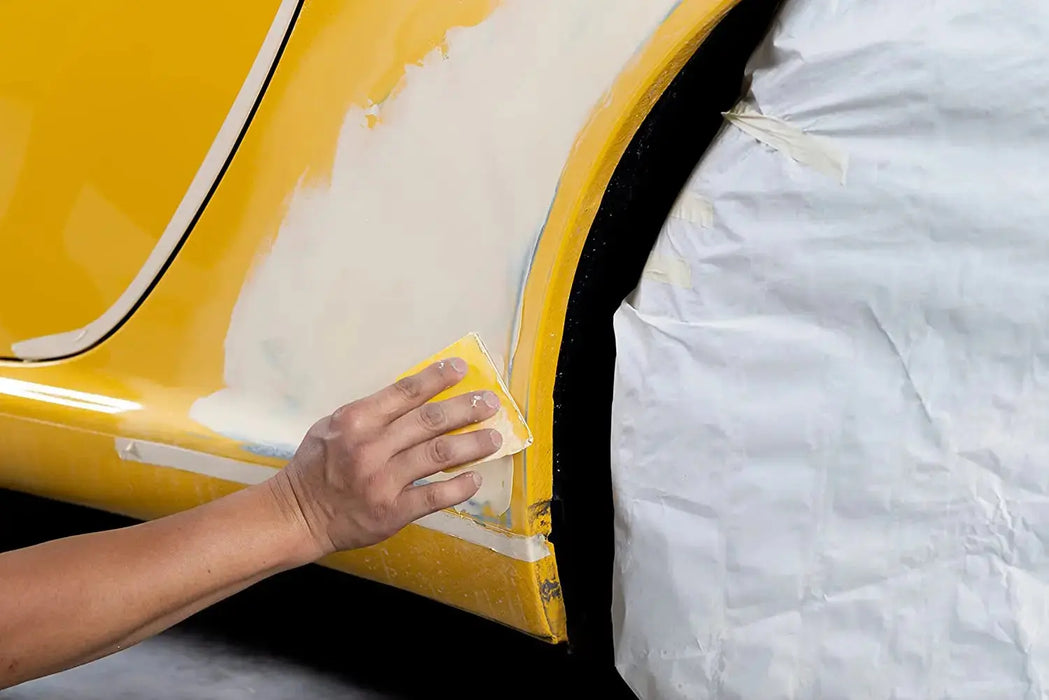 5" Reusable Plastic Spreader  - Auto Body Filler Yellow Spreaders (Pack of 100) - 9065 National Supply Company