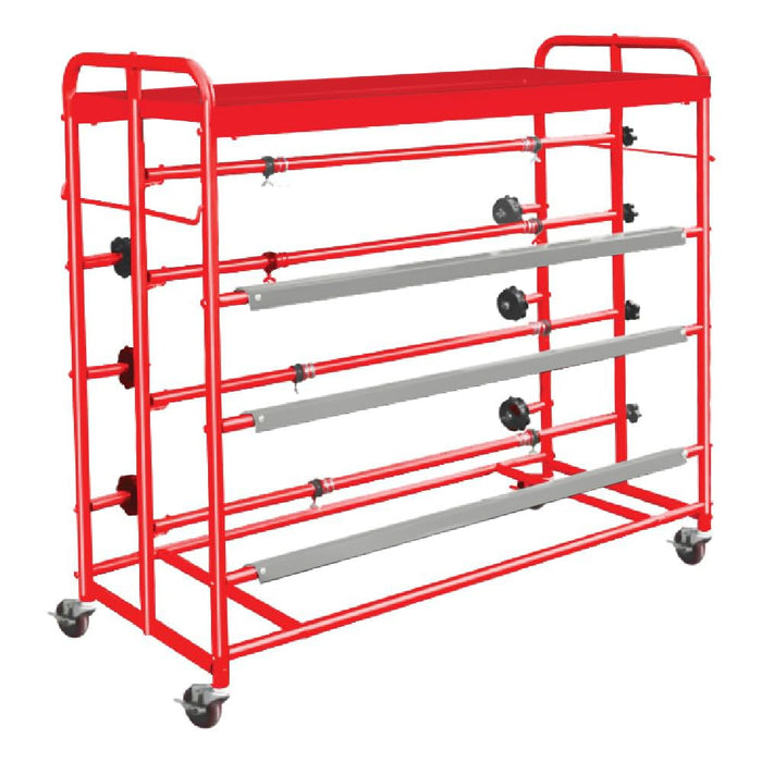 LAUCO Masking Machine Prep Station with Top Tray Tool Storage, Masking Paper Machine, Dispenser, Masking Machine for Painting, Tape Machine for Painting, Automotive Masking Machine (7061)