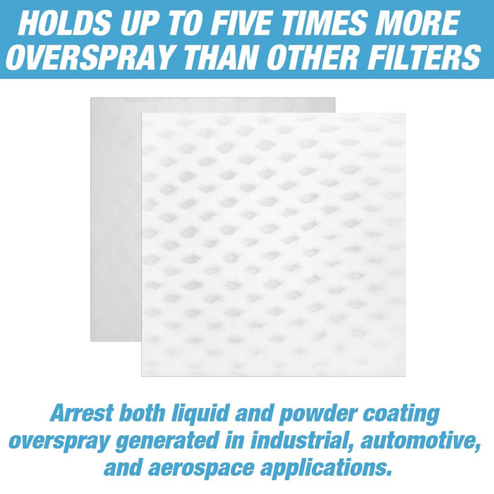 Paint Pocket Overspray Spray Booth Exhaust Filters 20 x 20 Inch (20 Pack) – High Capacity Paper Arrestor Pads for Automotive & Industrial Paint Booth Filtration 26516