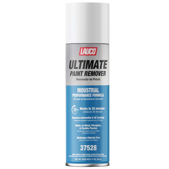 LAUCO Ultimate Paint Remover Spray (Pack of 1) Industrial Strength Fast Acting Paint Stripper Removes Automotive Coatings 2K Finishes Works on Metal Fiberglass and Chloride Free 37528