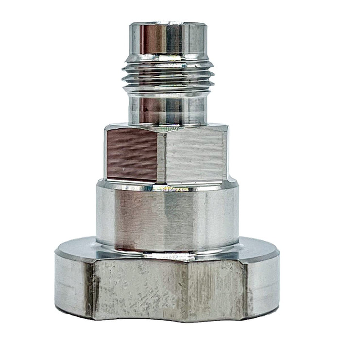 Spray Gun Paint System Stainless Steel Adapter (43) 16139 (Aftermarket) Compatible with 1.0 System Only and the Disposable Spray Gun Cup Liners and Lid System