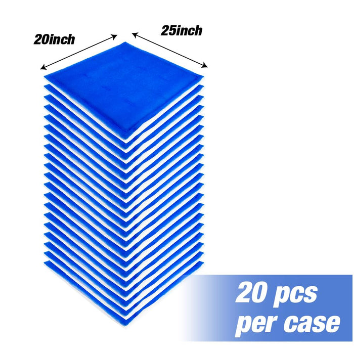 US Filters Paint Booth Tacky Intake Filter Pad Tacky Spray Booth Intake Filter Paint Booth Filters for Air Filter System Paint Booth Home (Internal Wire) - 20 Pack (20" x 25")