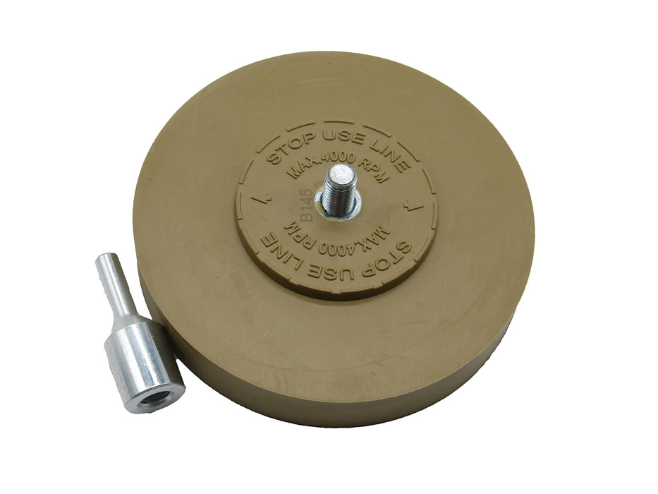 4" Adhesive Eraser Wheel with Pad & Adapter Graphics Removal Tool Eraser Wheel Decal Remover AEP7758