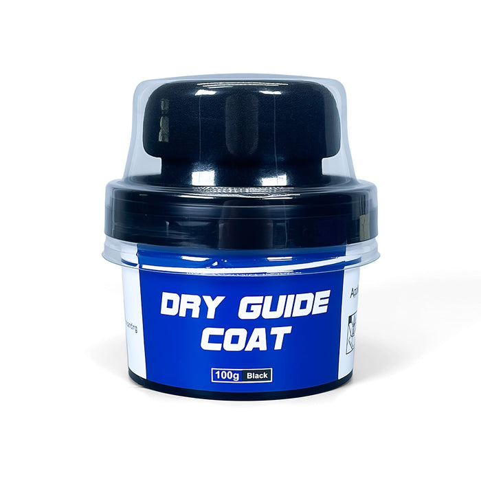 LAUCO Black Dry Powder Guide Coat 100g with Applicator Pad for Auto Body Filler and Primer – Instant Sanding Aid for Defect and Scratch Detection 9062