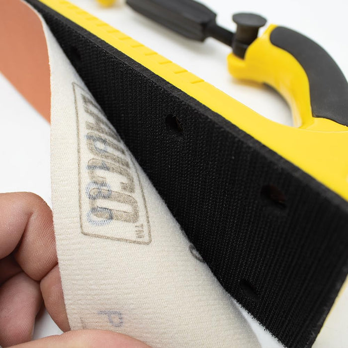 LAUCO Premium 400 Grit Ceramic Grain Hook & Loop Sanding Roll Each 2.75" x 25 Yard - Hook & Loop Continuous Longboard Sandpaper for Automotive and Woodworking