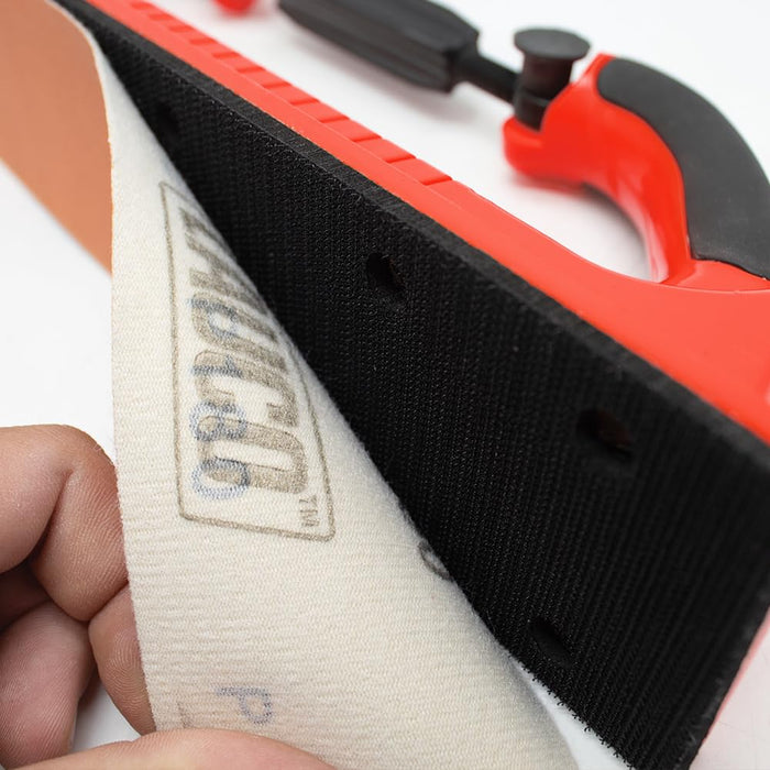 Adjustable Radius Flex Longboard Hand Sanding File Block with Hook & Loop Backing & PSA, Use Continuous Rolls, Sanding Blocks Auto Body, Sanding Blocks for Wood, Manual Sanding Tool 57066