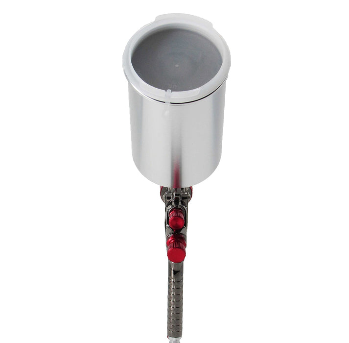 Spray Paint Gun Kit LVLP Gravity Feed (1.3mm Nozzle) | Includes Air Gauge, Aluminum Cup, Adapter & Cleaning Kit | Low Volume Low Pressure Automotive Refinish Sprayer 8822