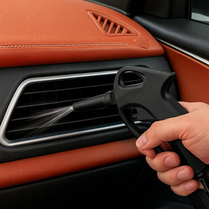 High-Performance Air Blow Gun with Interchangeable Extended Nozzles – 1/4" Air Duster for Car Detailing, Workshop Cleaning & Dust 24579