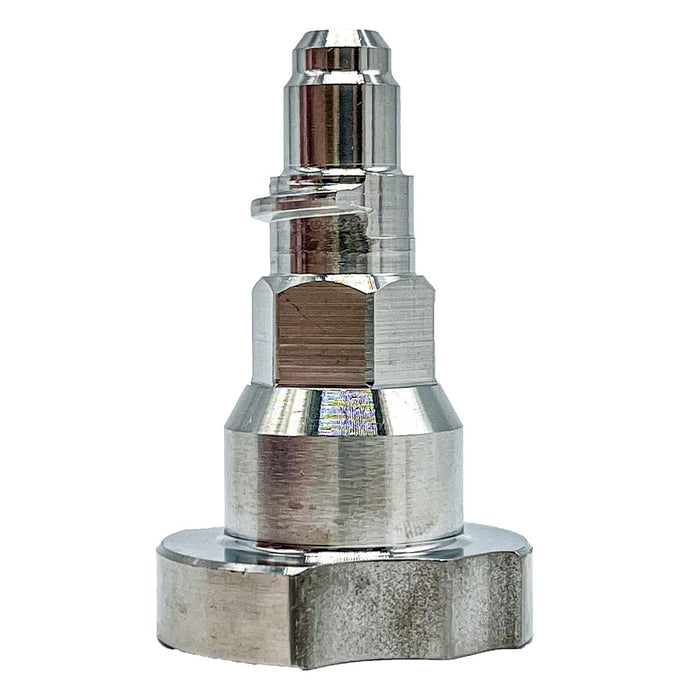 LAUCO Spray Gun Paint System Stainless Steel Adapter for DPC Disposable Cup Liners and Lid System, Professional Paint Application - Adapter41-16137
