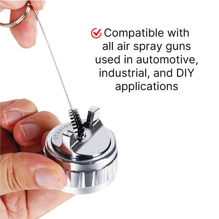 Professional Air Spray Paint Gun 22-Piece Cleaning and Maintenance Kit | Includes Brushes, Needles, Lube Bottle & Organized Storage Case | for HVLP, Gravity Feed, and Detail Spray Guns 8796