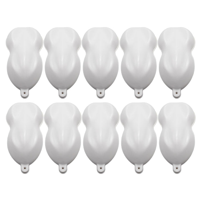 LAUCO Car Painting Additives Speed Shapes Display, Plastic Car Model for Window Tint, Painting, Wrapping, Sample Exhibition Display, Hydrodipping (10, White)