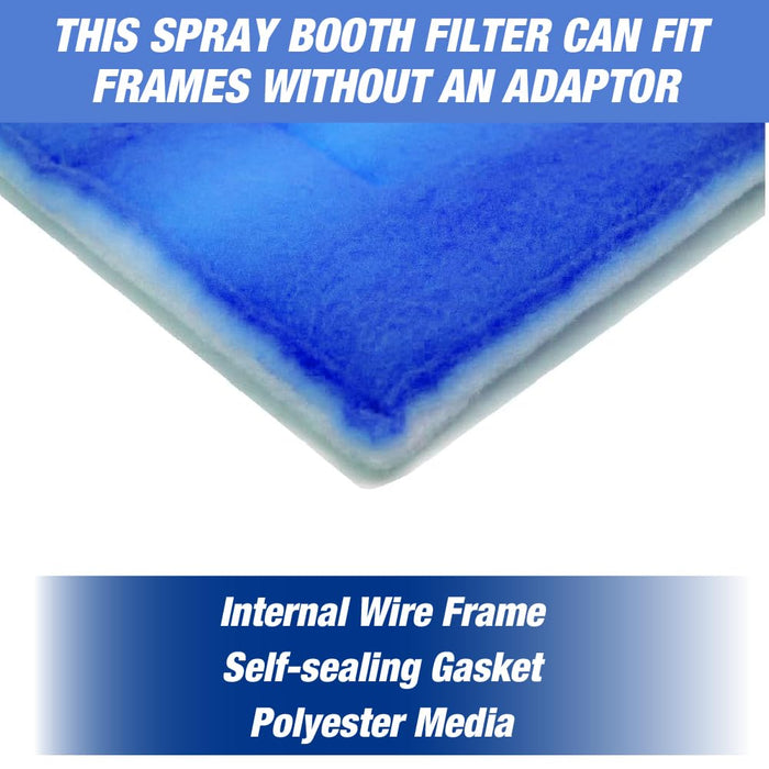 US Filters Paint Booth Tacky Intake Filter Pad Tacky Spray Booth Intake Filter Paint Booth Filters for Air Filter System Paint Booth Home (Internal Wire) - 20 Pack (20" x 25")
