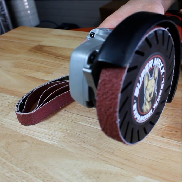 LAUCO Super MAXX 13" L x 0.75" W File Belt Bands Abrasives, 80 GRIT, Pack of 10 Sanding Belts, Compatible with Super MAXX Expander Wheel, File Belts for Grinding, Polishing & Finishing