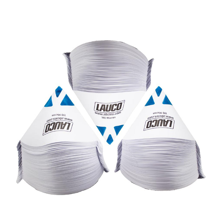 LAUCO 1000 pcs of Paint Strainer with Fine 190 Micron Filter Tips - Premium Pure Blue Ultra-Flow Blue Nylon Mesh, Paint Filters Cone Strainer for Automotive Spray Paint- Paint Filters Cone 9091