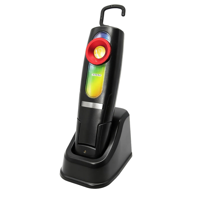 LAUCO LED Color Matching Light – 500 Lumen Handheld Work Light for Auto Paint – Natural Daylight Replication, 3 Color Temperatures, Rechargeable for Car Body Repair & Detailing CML9060
