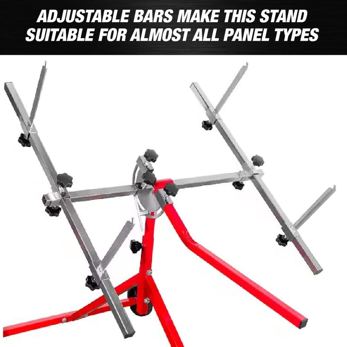 LAUCO Multifunction Paint Stand, Automotive Paint Stand, Body Panel Stand, Door Stands for Painting, Paint Stands Auto Body, Auto Body Repair Tools Adjustable Paint Stand (180° Rotating)- 19531