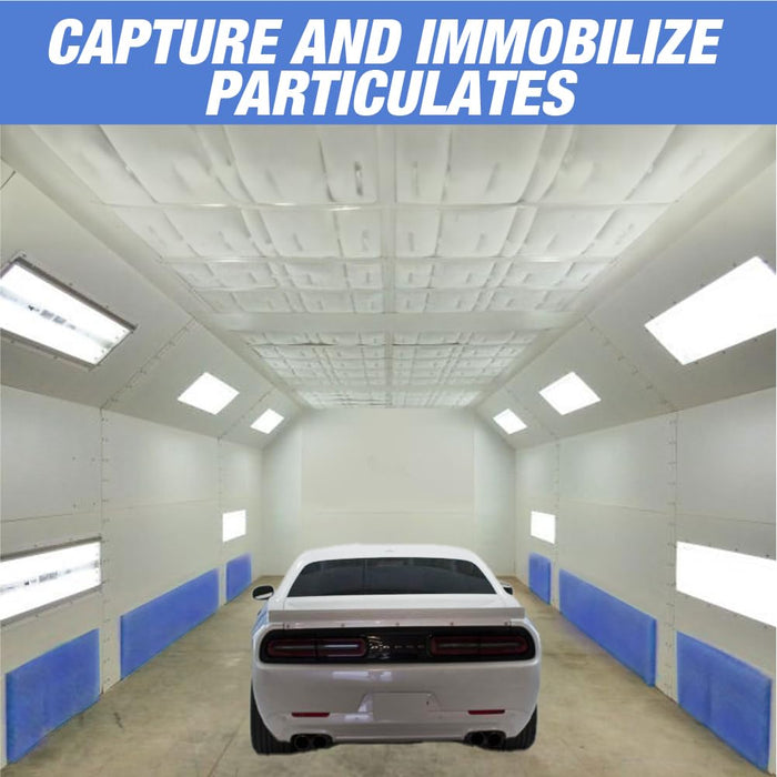 US Filters Paint Booth Tacky Intake Filter Pad Tacky Spray Booth Intake Filter Paint Booth Filters for Air Filter System Paint Booth Home (No Internal Wire) - 20 Pack (20" x 20")