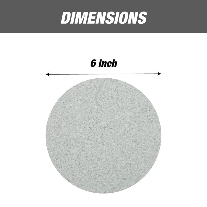6 Inch Foam Sanding Disc P3000 Grit Pack of 15 Discs, Fine Finishing Pad for Automotive Paint Polishing, Headlight Restoration & Clear Coat Repair, Hook & Loop Sander Pad for Professional Detailing