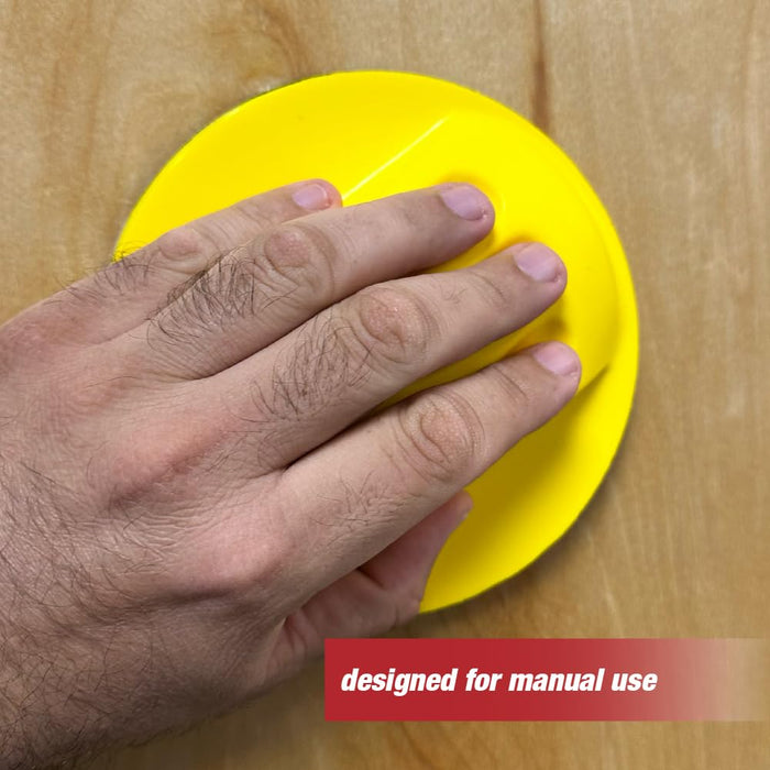 Hook and Loop Block KIT 6 Inch Round & Mouse Hand Sanding, Interface Pads Ideal for Woodworking, Furniture Restoration, Home and Automotive Body, Hook Backing Plate for Sanders or Polishers, 5 PCS