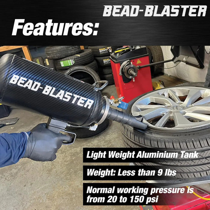 6L Handheld Tire Bead Seater - Professional Automotive Tools, Carbon Fiber Bead Seater Blaster Tool with Rapid Air Release, Tire Inflator for Cars, Trucks, Commercial Vehicles - 9537 National Supply Company
