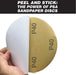 6” Premium Ceramic Orange PSA Discs, No Hole, Self Adhesive Random Orbital Sander Discs for Sanding Polishing on Fiberglass, Metal, Wood National Supply Company