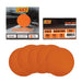 6" Premium Ceramic PSA Sanding Discs – 40 Grit, No Hole, Self-Adhesive, 25 Pack Lauco