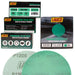 6” Premium Green Film Sanding Discs Hook & Loop, no Hole, BOX OF 50 - National Supply Company