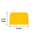 6" Reusable Plastic Spreader  - Auto Body Filler Yellow Spreaders (Pack of 100) - 9067 National Supply Company
