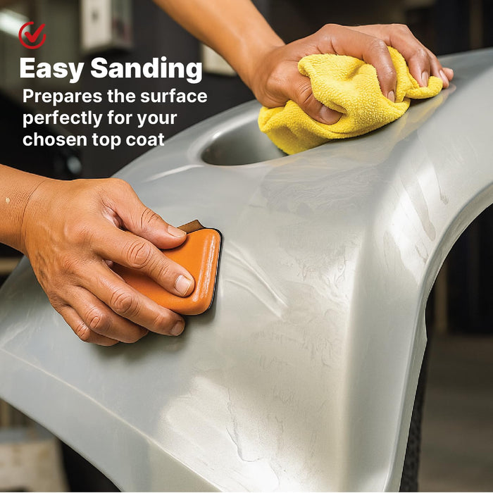 LAUCO Grey High-Build Primer Aerosol 13 oz, Heavy Fill Automotive Surfacer for Paint Prep on Metal, Aluminum, Plastic & Fiberglass 57062