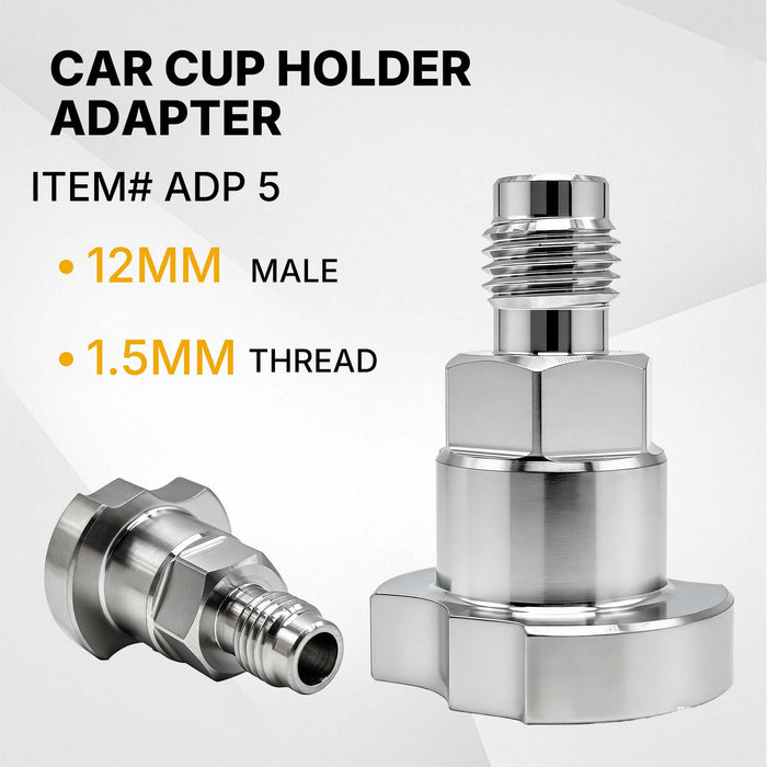 LAUCO Spray Gun Paint System Stainless Steel Adapter (5) (Aftermarket) Compatible with 1.0 System Only and The Disposable Spray Gun Cup Liners and Lid System ADP5