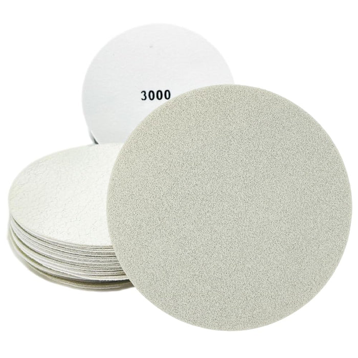 6 Inch Foam Sanding Disc P3000 Grit Pack of 15 Discs, Fine Finishing Pad for Automotive Paint Polishing, Headlight Restoration & Clear Coat Repair, Hook & Loop Sander Pad for Professional Detailing