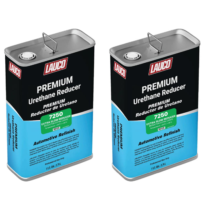 Extra Slow Urethane Grade Reducer (7250), 2 Gallons, > 95°F - For Automotive Paint and Industrial Paint Use - High Performance Automotive Grade﻿