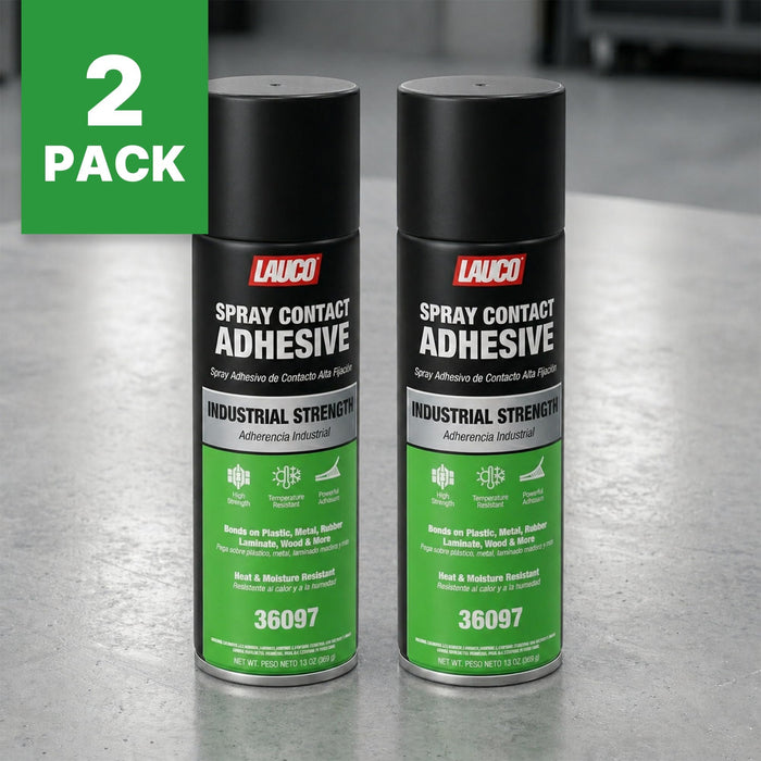 LAUCO Wax and Grease Remover 13oz Pack of 2 Sprayer Multi-Surface Paint Prep Cleaner for Auto Body, Garage | Works On Plastic, Metal, Fiberglass Powerful Solvent Degreaser