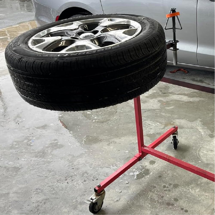 Mobile Wheel Panel Paint Stand, Wheel Rim Painting Stand (4566) - Wheel Paint Stand Rack, Wheel Rim Painting Stand, Painting Rack Stand, Paint Stand Auto Body. Automotive Paint Stand, Auto Body Stand