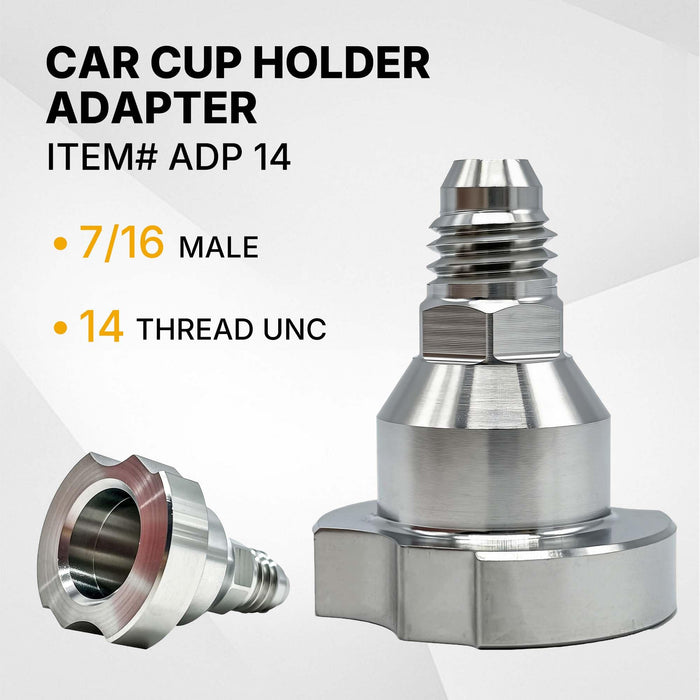 LAUCO Spray Gun Paint System Stainless Steel Adapter (14) (Aftermarket) Compatible with 1.0 System Only and The Disposable Spray Gun Cup Liners and Lid System