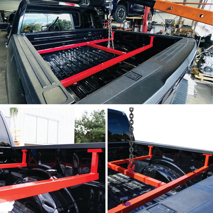 LAUCO Truck Bed Lifter Box for Pickups Trucks, Heavy-Duty Truck Bed Lift Support 600LB Weight Capacity and Capacity Works On Beds Up to 600LBs [26510]