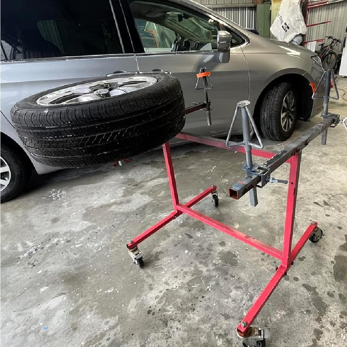 Mobile Wheel Panel Paint Stand, Wheel Rim Painting Stand (4566) - Wheel Paint Stand Rack, Wheel Rim Painting Stand, Painting Rack Stand, Paint Stand Auto Body. Automotive Paint Stand, Auto Body Stand