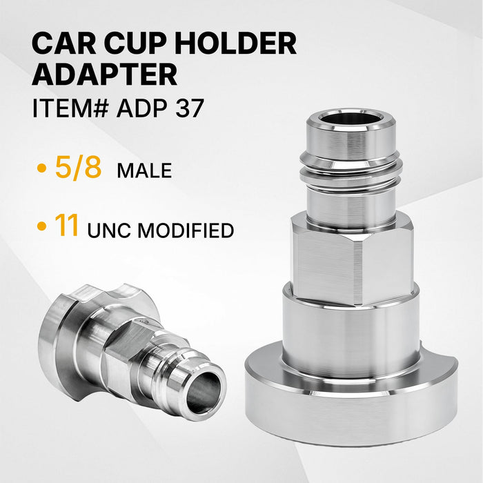 LAUCO Spray Gun Paint System Stainless Steel Adapter (Adapter 37)